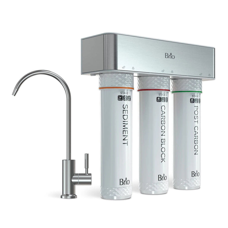 Image of a Brio undersink filtration system.